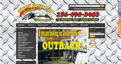 Desktop Screenshot of outbacktrailers.com